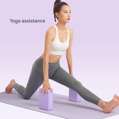 Rose Purple yoga block for beginners
