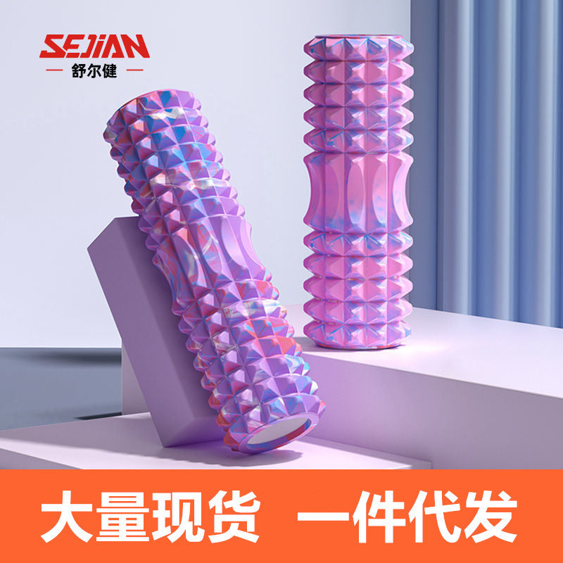 Hollow design foam roller for deep tissue massage