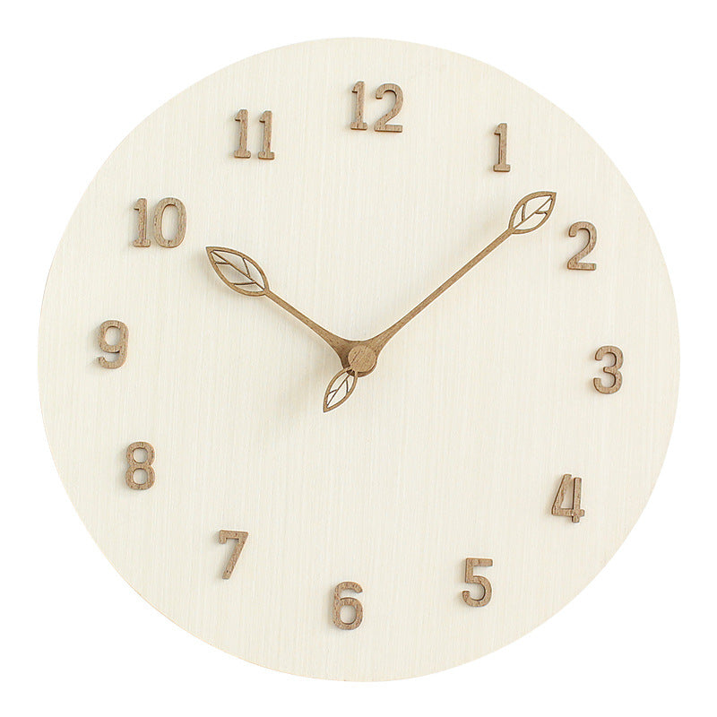 Lightweight wall clock easy to install