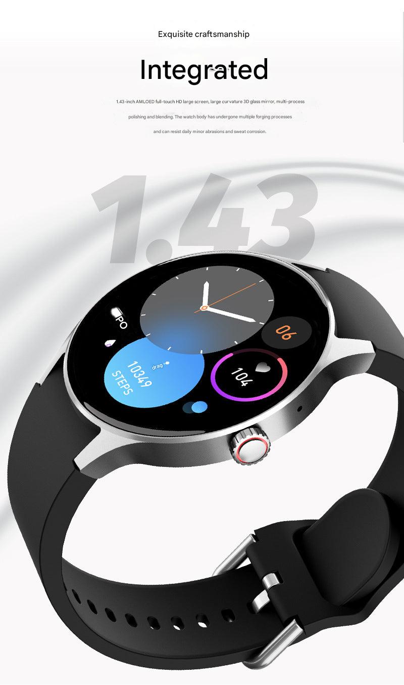 Close-up of fitness tracker watch face