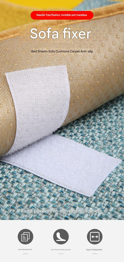 adhesive velcro strips in white