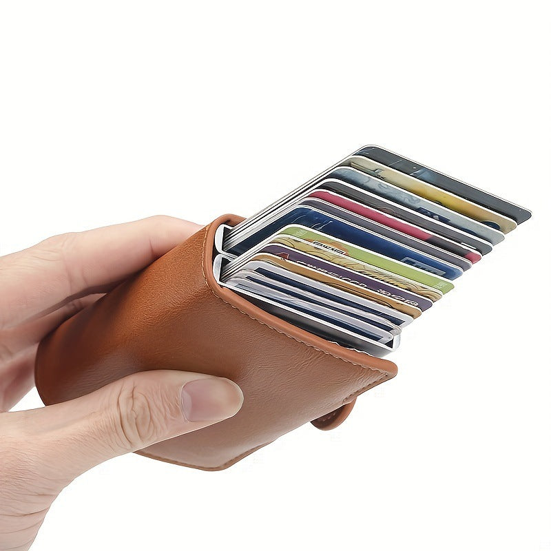 Slim wallet with carbon fiber design