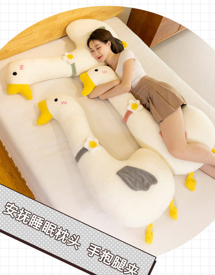 fluffy goose pillow