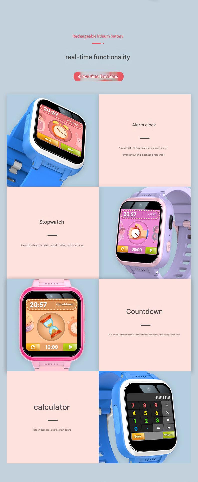 Durable Kids Smartwatch with Water Resistance
