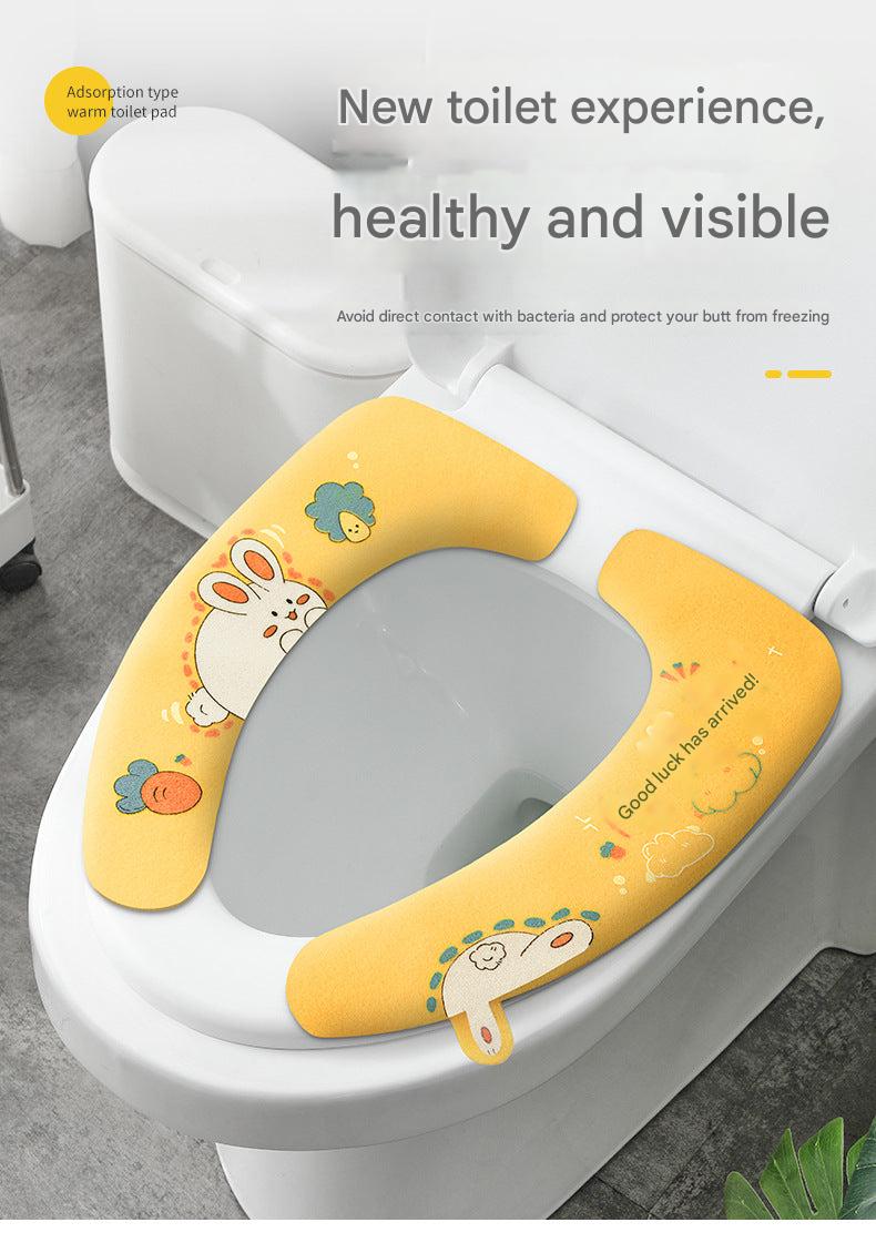 Universal fit toilet cushion for all toilet types