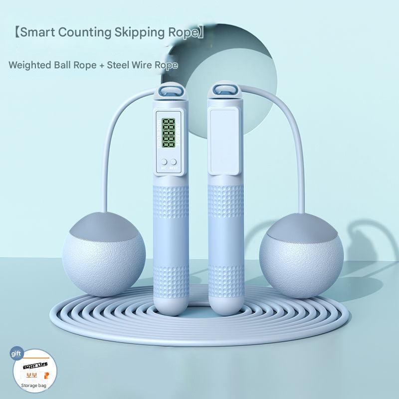 Smart Weighted Jump Rope Close-Up