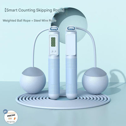 Smart Weighted Jump Rope Close-Up