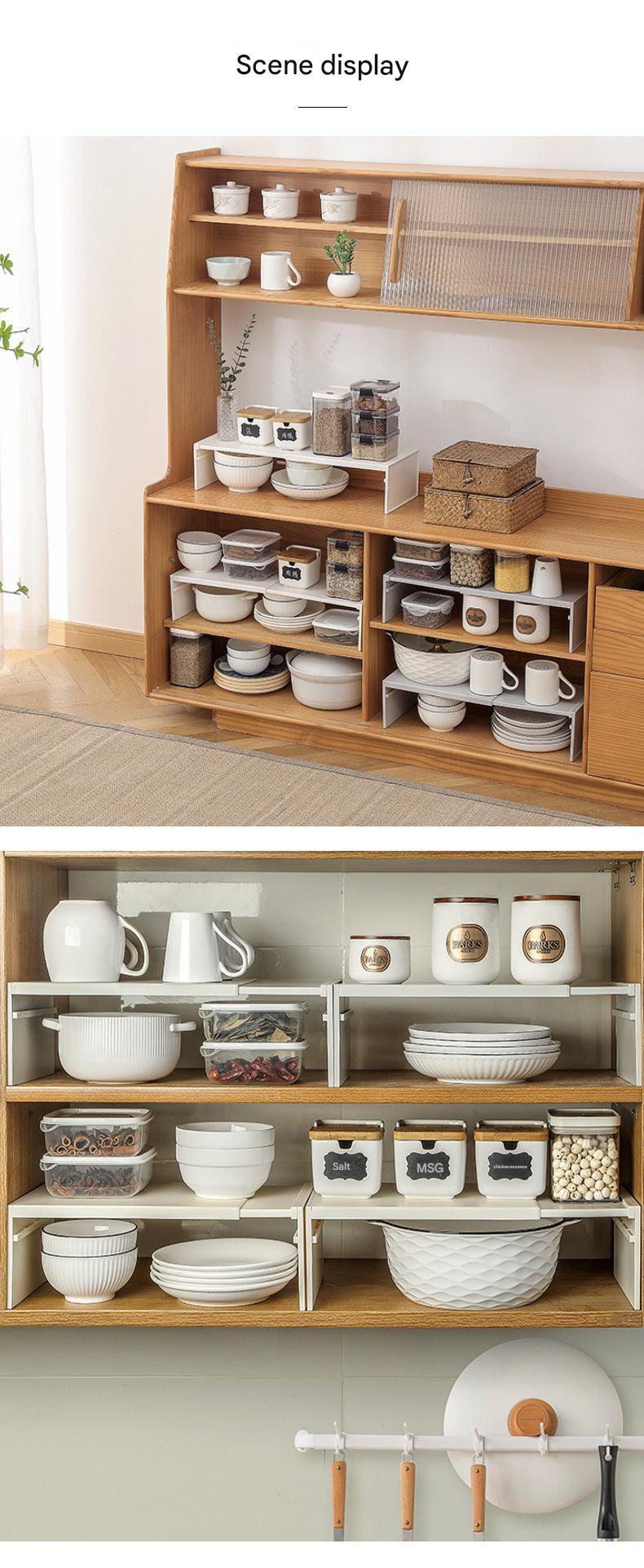 Versatile shelving unit for kitchen essentials