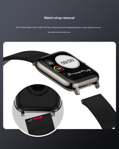 Smart Fitness Tracker Watch with interchangeable dials