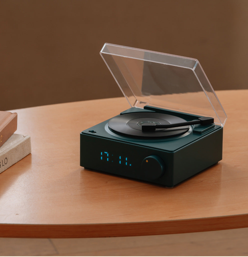 Retro Bluetooth Clock Speaker Image 3