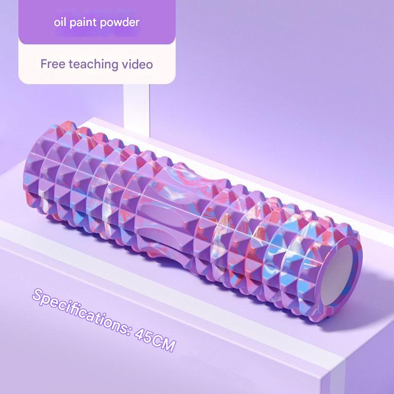 Portable 45cm foam roller for fitness