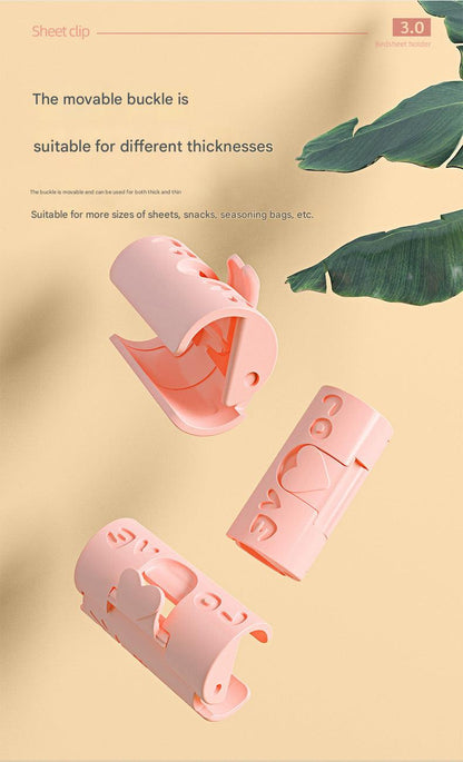 Non-slip bed sheet fastener transparent clip image