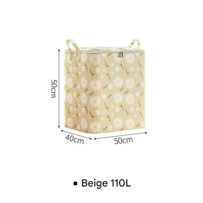 Non-woven storage bag blue daisy