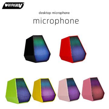 Elegant design of USB microphone in black