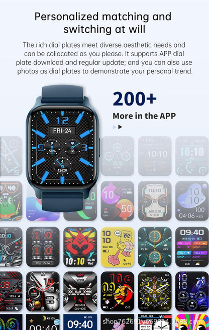Y3 smartwatch in blue color image 7