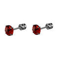 Red Zircon 6mm Single