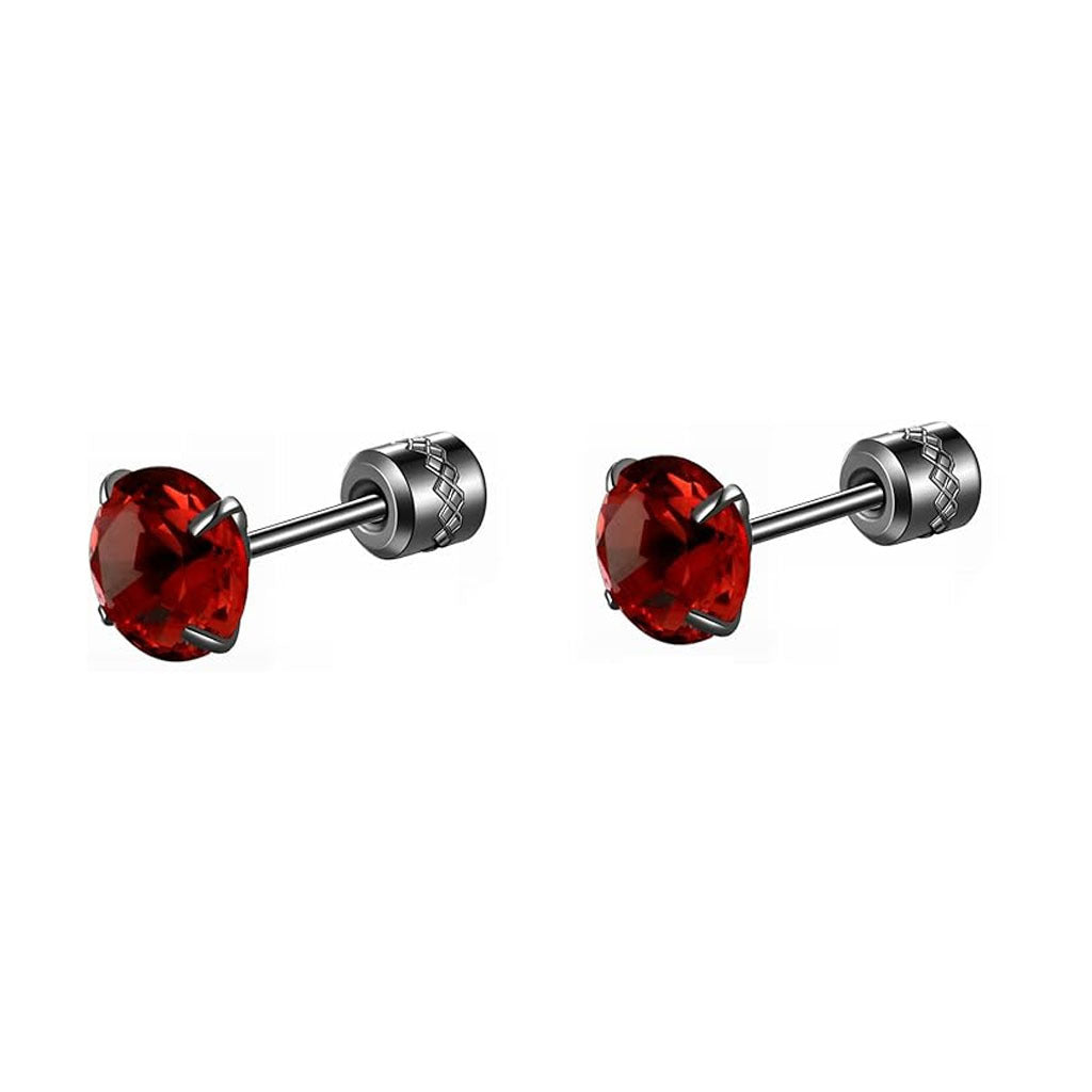 Stainless steel earrings on display image 3