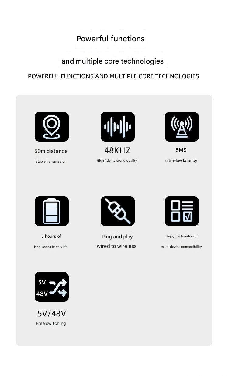 Dynamic and condenser microphone system image 3