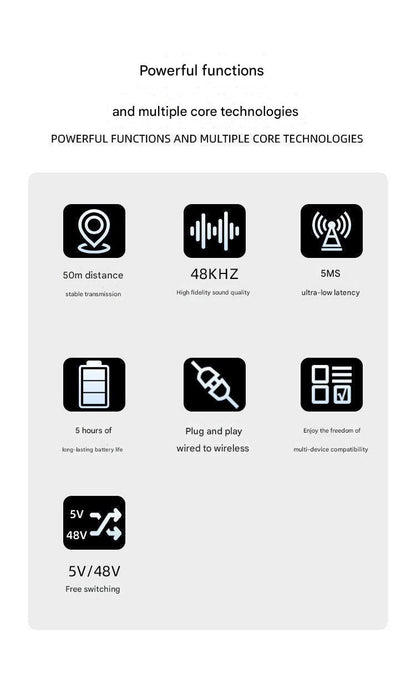Dynamic and condenser microphone system image 3