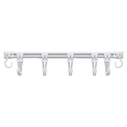 Plastic hook organizer for kitchen utensils