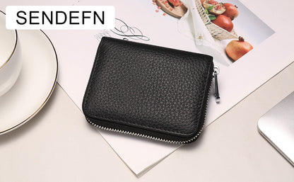 large capacity leather wallet image 4