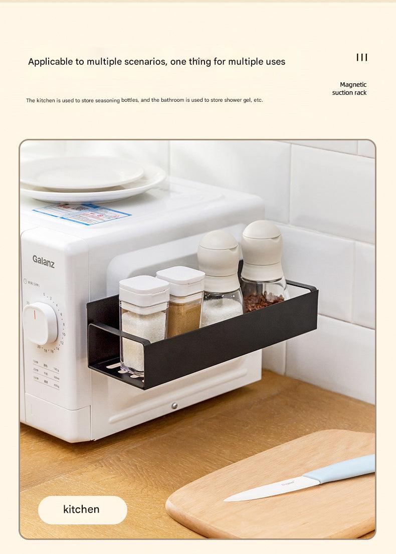 Organized kitchen with magnetic storage solution