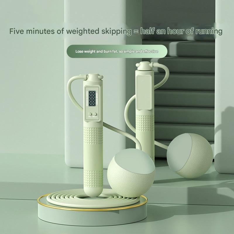 Smart Weighted Jump Rope Side View