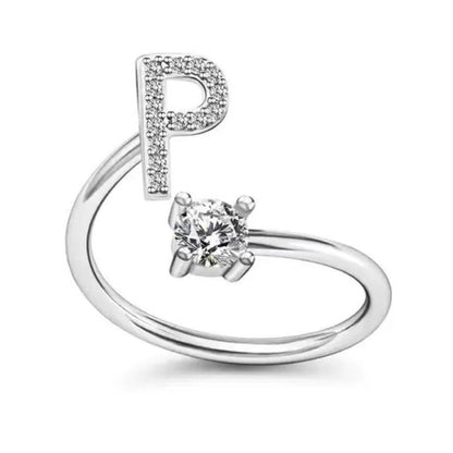 Adjustable Alphabet Ring J