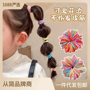 Bright hair ties for girls - image 2