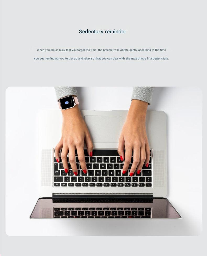 Smart Fitness Tracker Watch against a white background