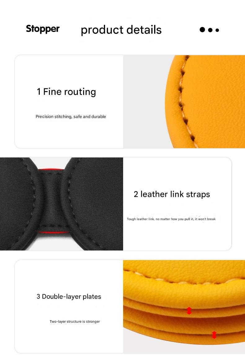 adjustable car seat belt clip yellow