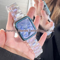 42/44/45/49mm resin strap - Glacier transparent mermaid blue (Pack of 1)