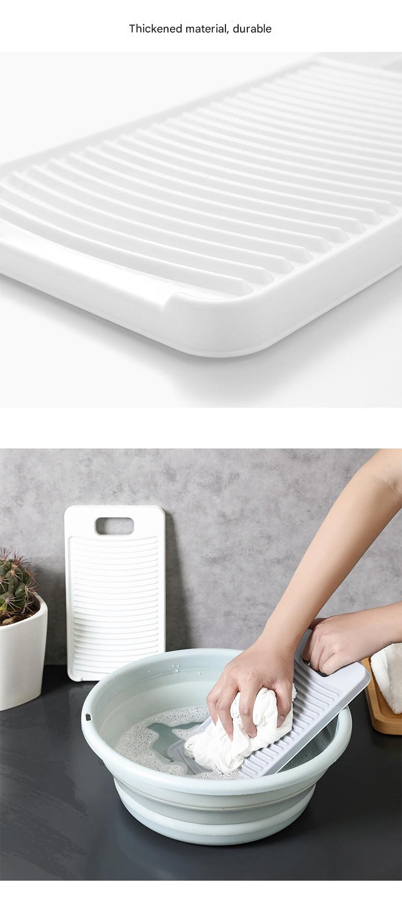 Comfortable laundry board for dorm life washing