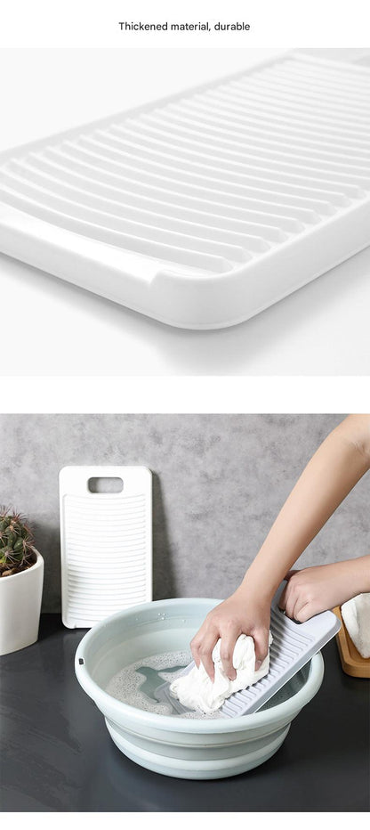 Comfortable laundry board for dorm life washing