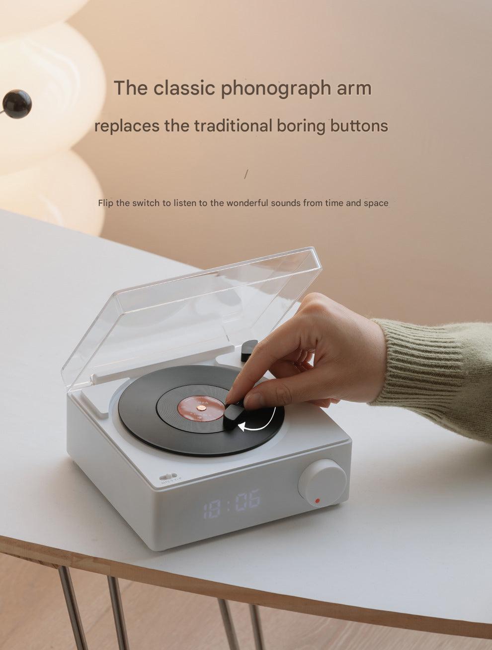 Retro Bluetooth Clock Speaker Image 8