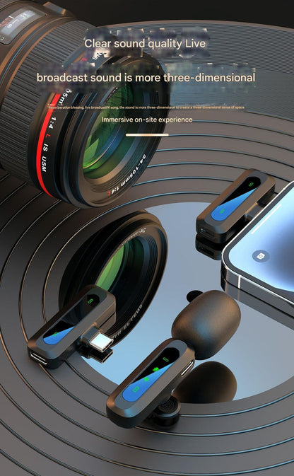 Wireless clip-on microphone image 1