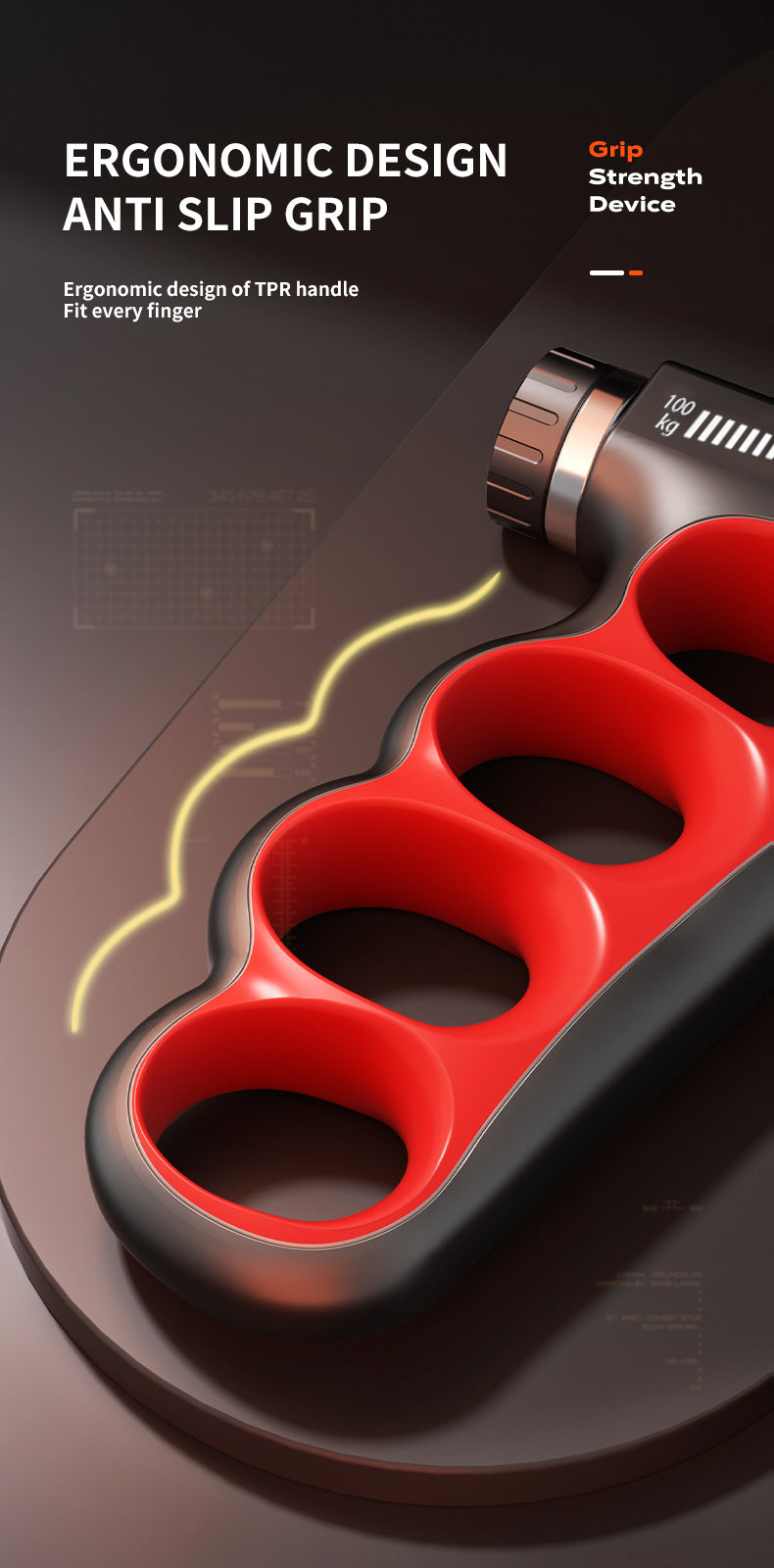 Electronic Grip Strengthener Grip Functionality