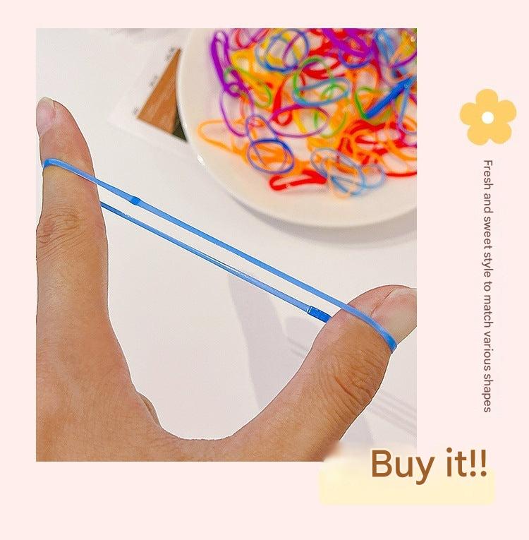 Pack of colorful hair ties for toddlers - image 5