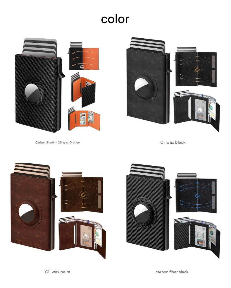 Fashionable synthetic fiber wallet side view