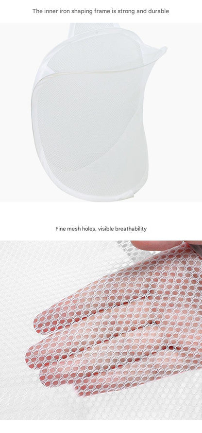 Easy to clean collapsible laundry bin for storage