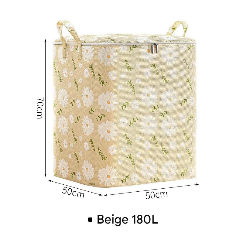 Cube-style storage bag for home organization