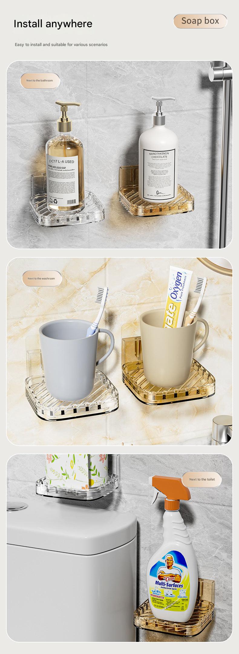 Stylish soap dish in bathroom setting image 2