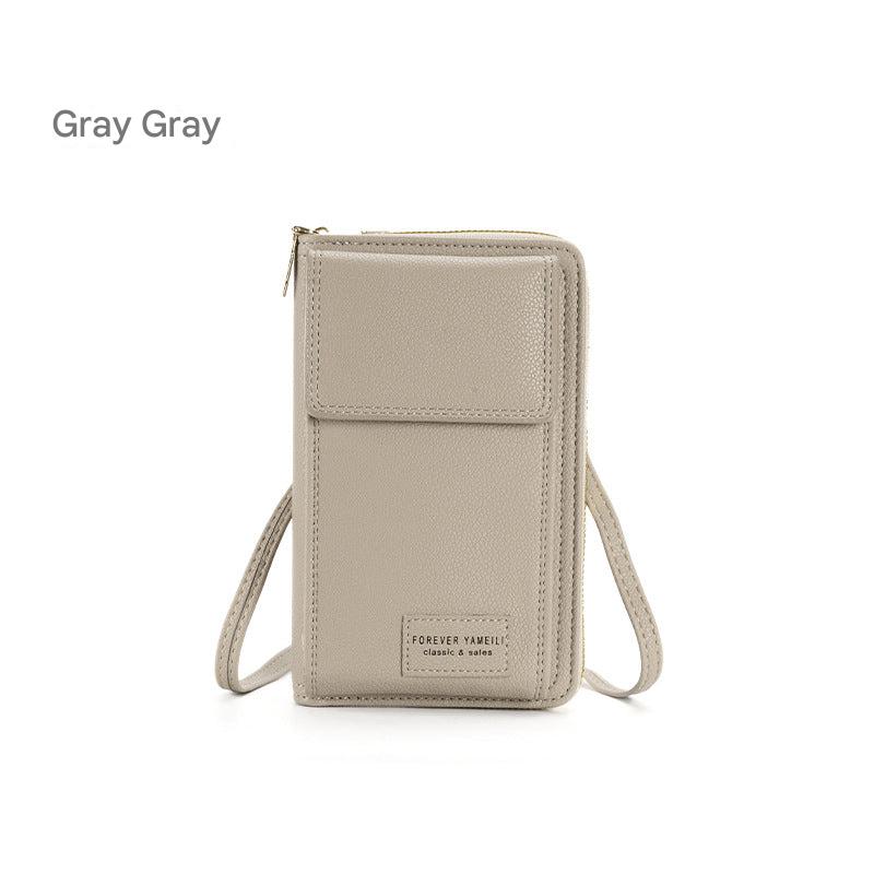 Women phone wallet bag black