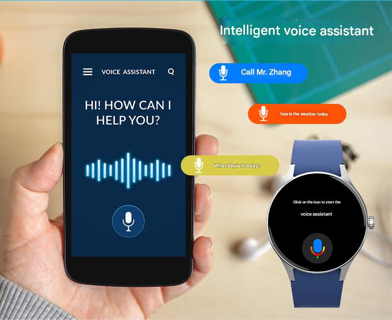Smart Bluetooth fitness watch with heart rate monitoring