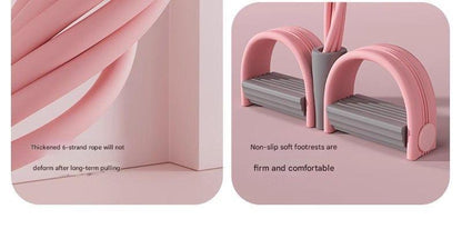 Close-up of the 6-tube resistance bands