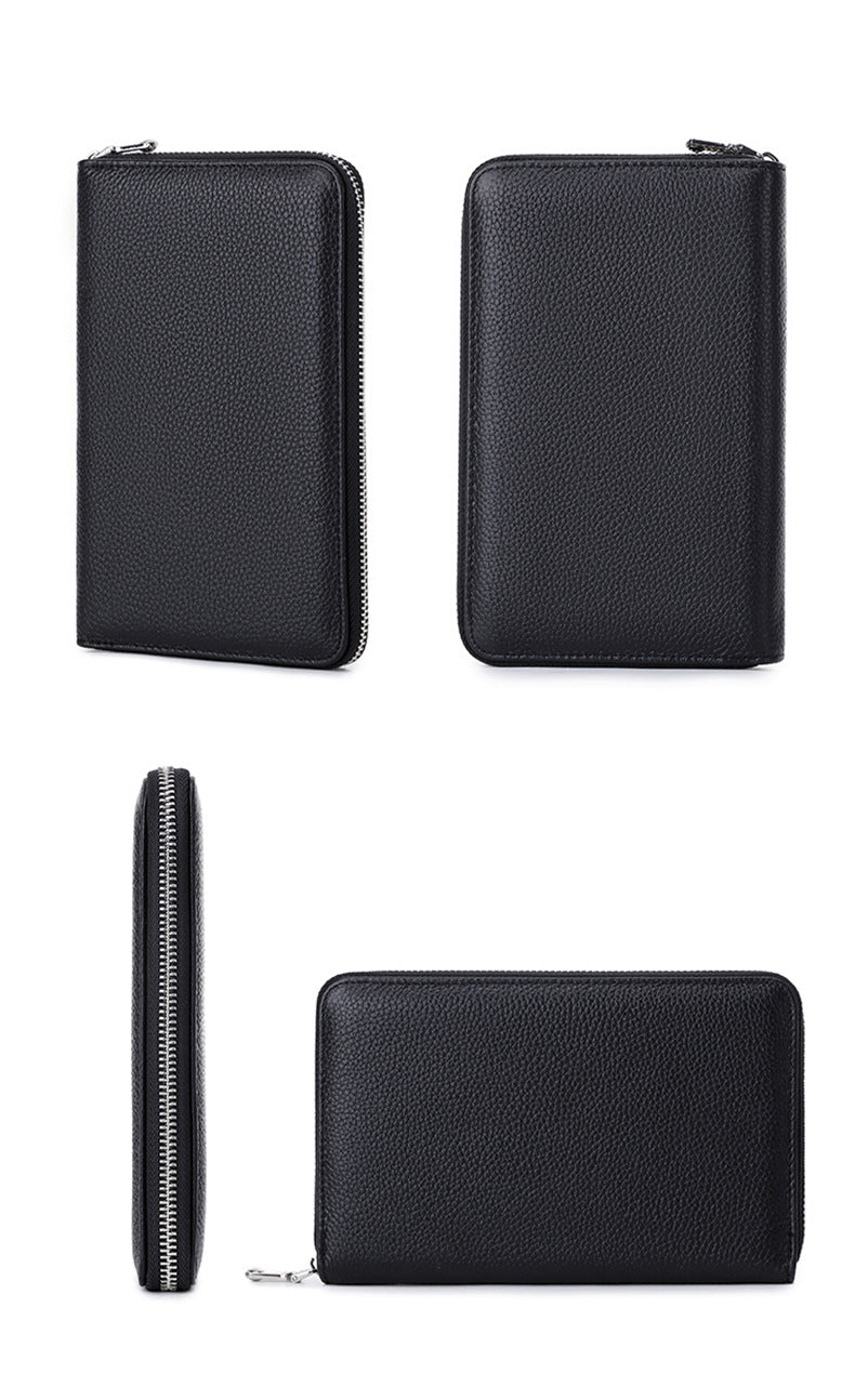 Premium RFID Leather Passport Holder Image 2
