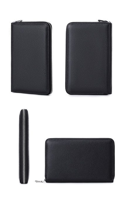 Premium RFID Leather Passport Holder Image 2