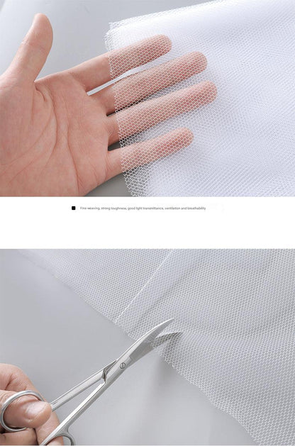 Self-adhesive bug preventive screen