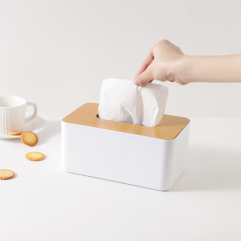 Plastic tissue box for home decor image 2