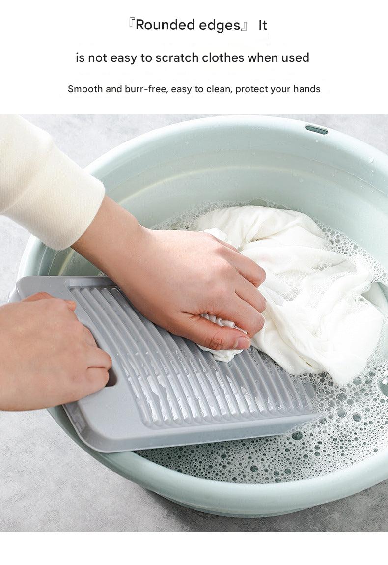 Multi-functional plastic laundry board